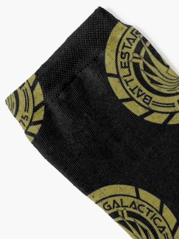 Battlestar Galactica Crest Socks funny sock Thermal man winter Socks Men's Women's
