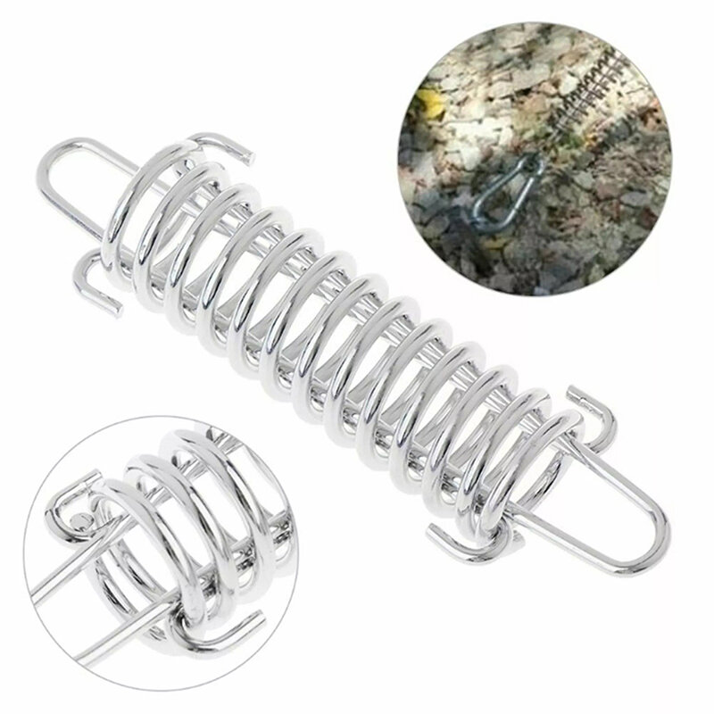 Tent Strong Wind Spring Wind Rope Buckle Outdoor Camping High-strength Steel Rope Buckle Awning Fixed Buckle Spring Hook Buckle