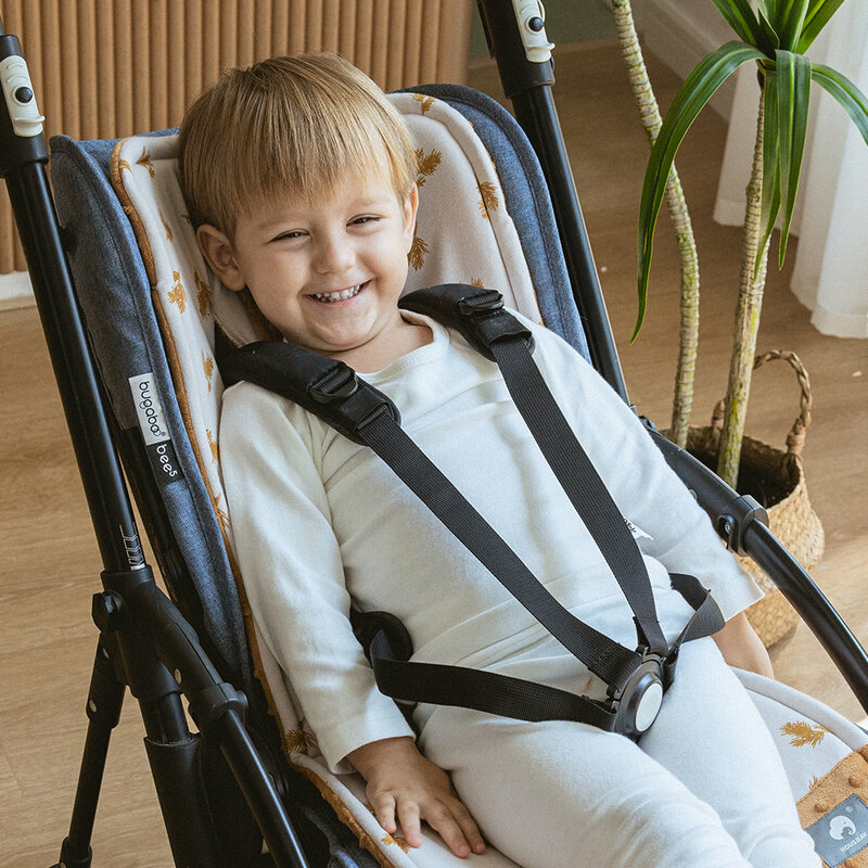 Подушка для детской коляски, универсальный Воздухопроницаемый матрас на колесиках, мягкая подгузник, хлопковые аксессуары для детской коляски