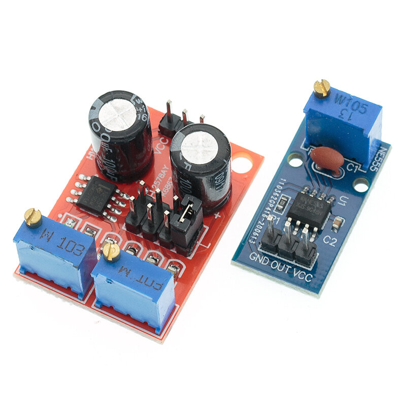 NE555 Generator Sinyal Gelombang Persegi 10KHz-200KHz Modul Dapat Disesuaikan Siklus Tugas Frekuensi Pulsa untuk Kit DIY Arduino