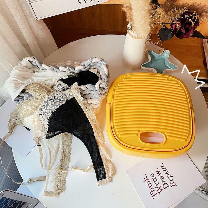 Небольшая Портативная стиральная машина для детской одежды желтая утка дизайнерский инструмент для мытья одежды для квартиры общежития кемпинга RV путешествия
