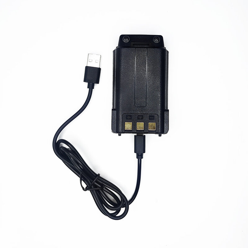 Baofeng-walkie-talkie de alta capacidad, cargador de batería de TYPE-C, recargable, UV5RA, UV5RE, F8HP, comunicador de Radio