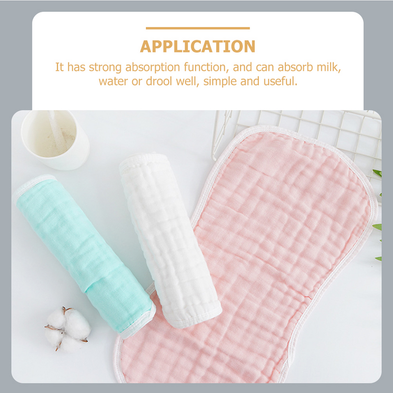 5 Pcs Burp Cloth Baby Towels Burping Newborn Cloths Infant Washcloth Cotton Absorbent for