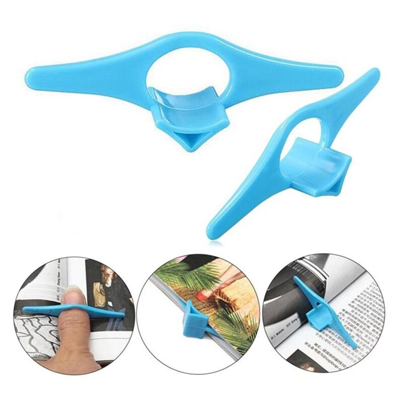 2024 New Multifunction Plastic Thumb Book Page Holder Convenient Book Marker ABS