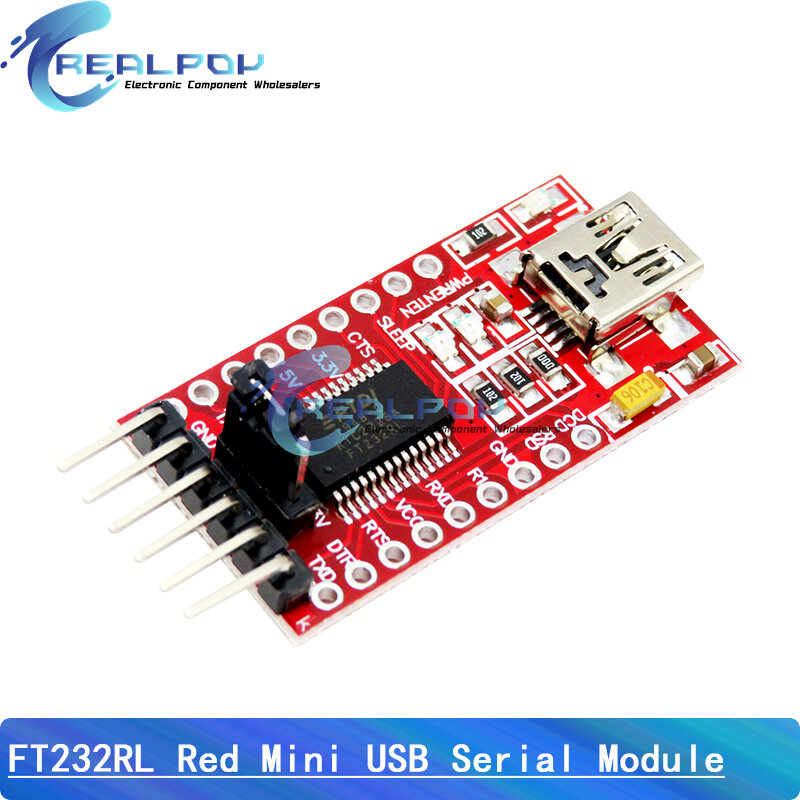 Módulo adaptador serie FT232RL FT232 FTDI USB 3,3 V 5,5 V a TTL para Arduino FT232 Pro Mini puerto USB a TTL 232 Mini/USB tipo C