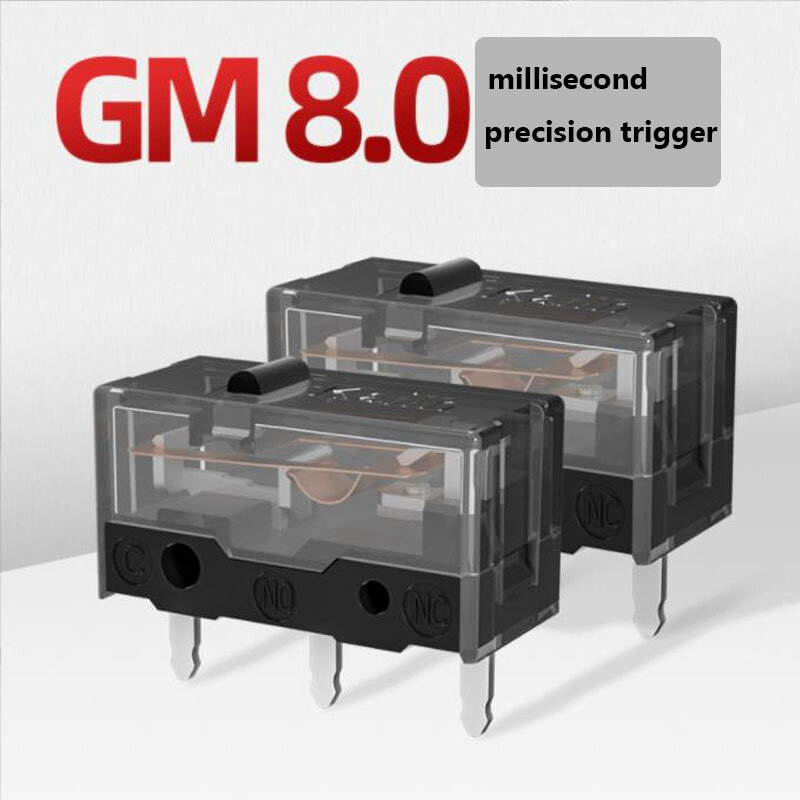 GM8.0 E-sport Microswitch Mouse Game E-sports Key Switch Memiliki Masa Pakai Yang Tinggi 80 Juta Kali Yang Merupakan Favorit