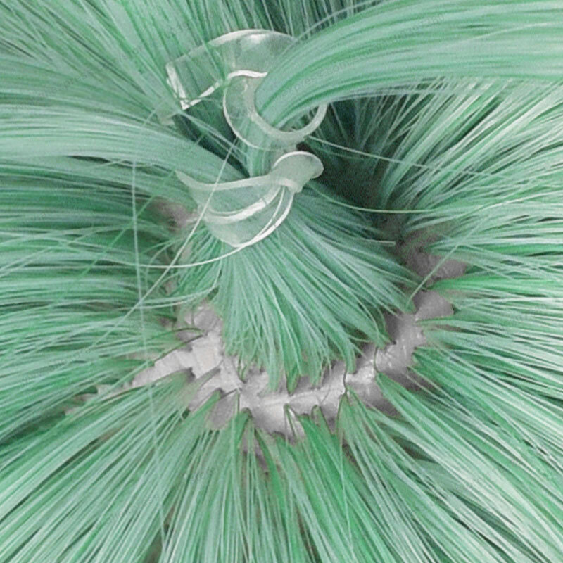 Heartsteel-Peluca de Cosplay Ezreal para hombre, pelo sintético resistente al calor, 60cm de largo, color verde