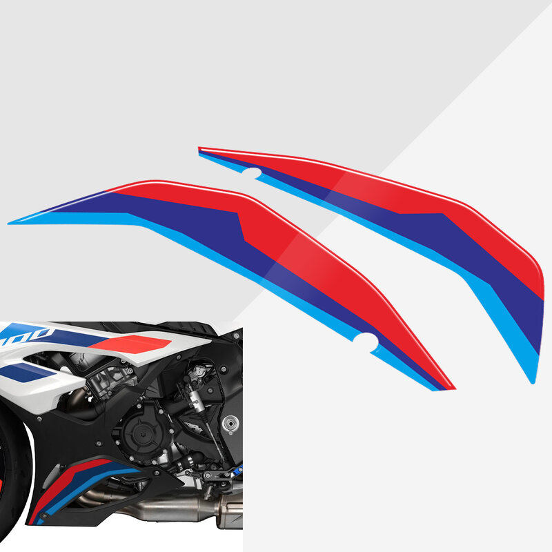 Untuk BMW S1000RR M1000RR Motorsport 2019 2020 2021 2022 2023 2024 3D Gel mesin Spoiler pelindung stiker pelindung cat