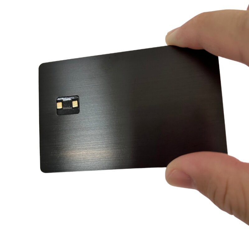 Customiz.product.dual อินเตอร์เฟซการ์ดโลหะ NFC เสาอากาศฝังโลหะบัตรเครดิตพร้อมฟังก์ชั่นการชำระเงินแบบไร้สัมผัสเต็มรูปแบบ