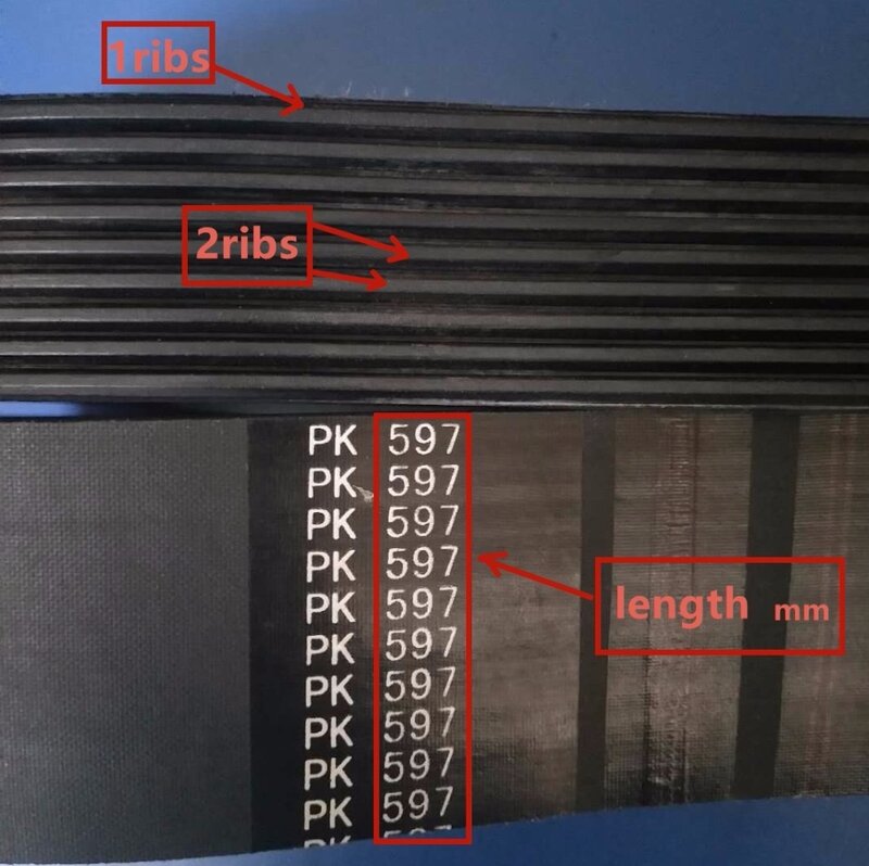 8PK1735 9PK1735 7PK1735 10PK1735 Generator Air Conditioning Fan Belt Rubber Transmission Belt