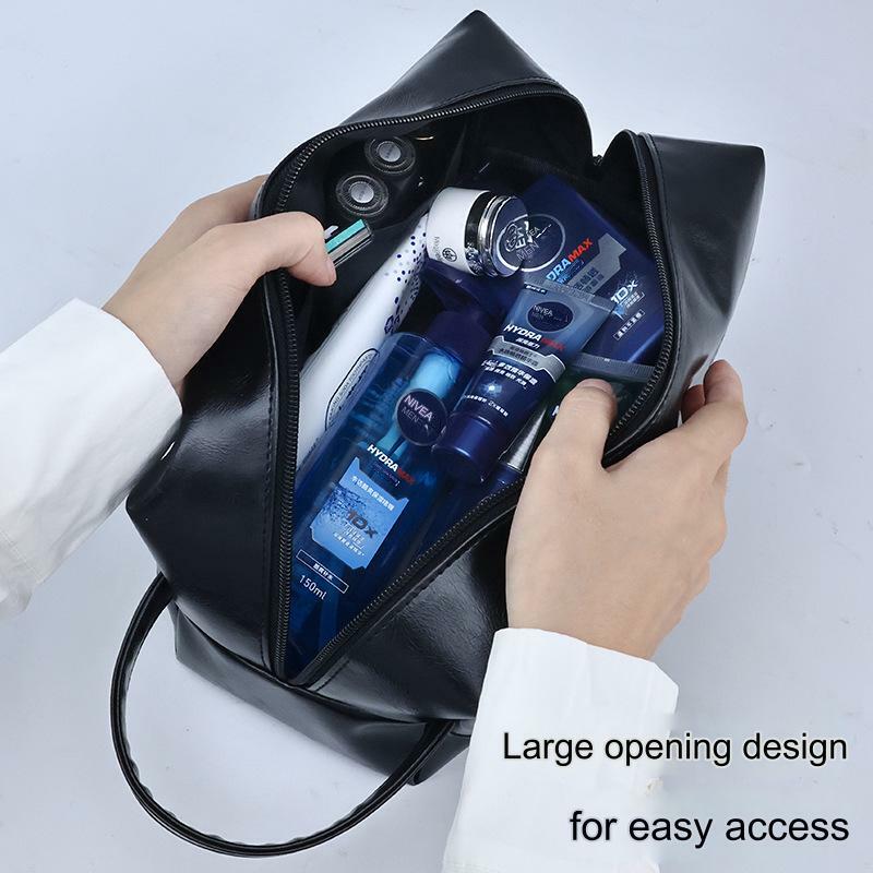 Dsign-bolsa de viaje portátil impermeable para hombre, bolso de almacenamiento de gran capacidad, sencillo, para cosméticos, novedad de 2024