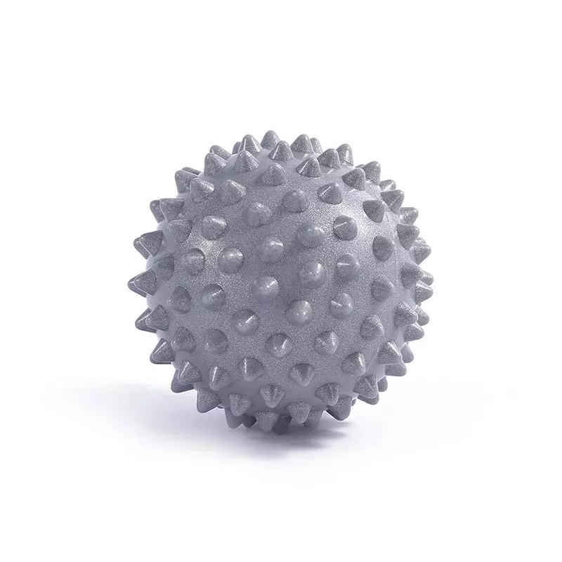 Bola Yoga pijat Spiky PVC 7.5cm titik pemicu olahraga kebugaran kaki tangan nyeri stres otot rileks uniseks bola pijat tusuk