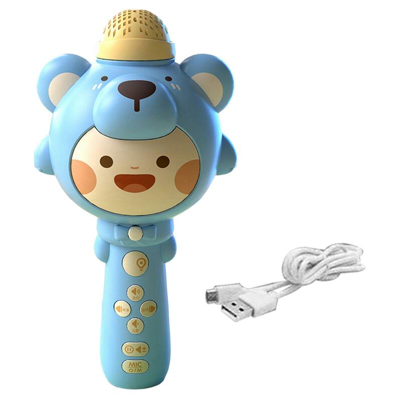 Microphone Bluetooth avec lumières LED, jouet pour filles et garçons, grands cadeaux