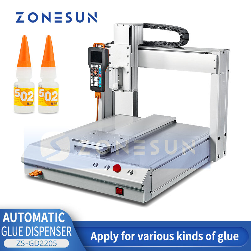 ZONESUN-dispensador automático de pegamento programable, sellador de pasta adhesiva y grasa, máquina dispensadora de ZS-GD