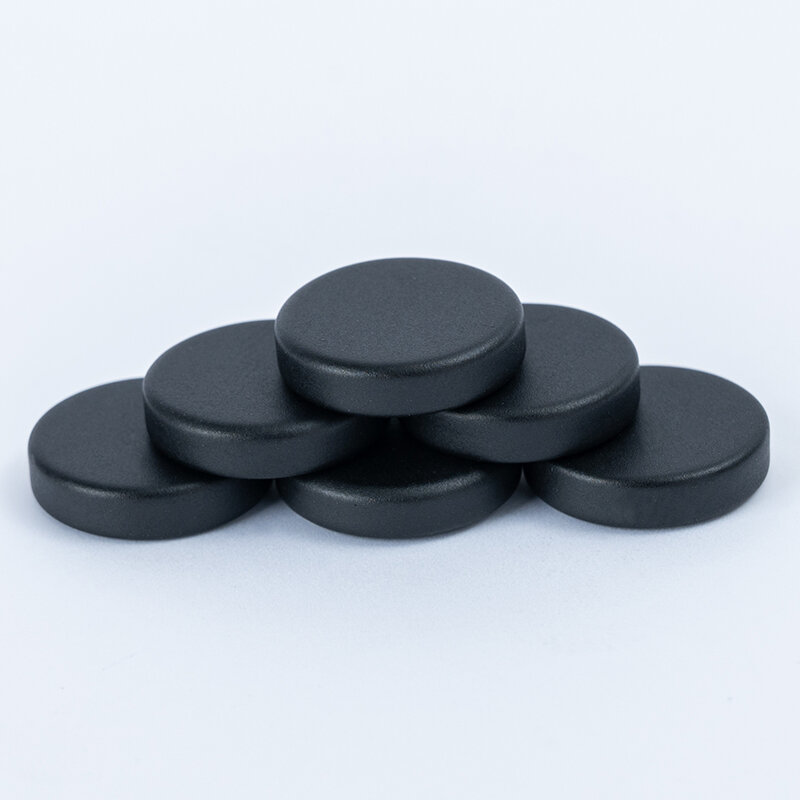 12.5x3mm Black Round Magnet Disc N40 Super Strong Permanent Magnetic Electrophoretic Coating Neodymium Magnets Metal Custom