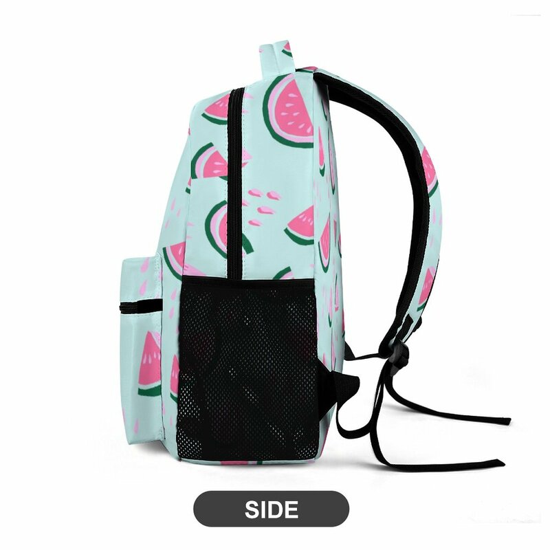 Zainetto personalizzato con zainetto di anguria di frutta del fumetto stampato personalizzato per borsa da viaggio per il tempo libero dello zaino di grande capacità delle ragazze