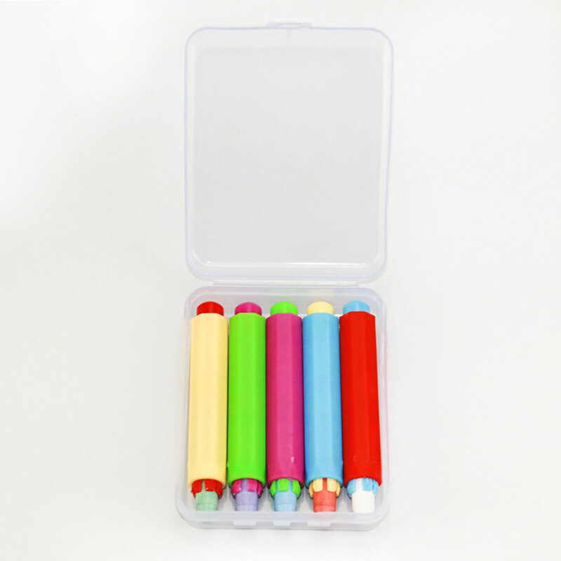 5pcs Chalk Holder Stable Small Size Fixator Holders School Accessories Classroom Blackboard Chalks Clip Fixing Device