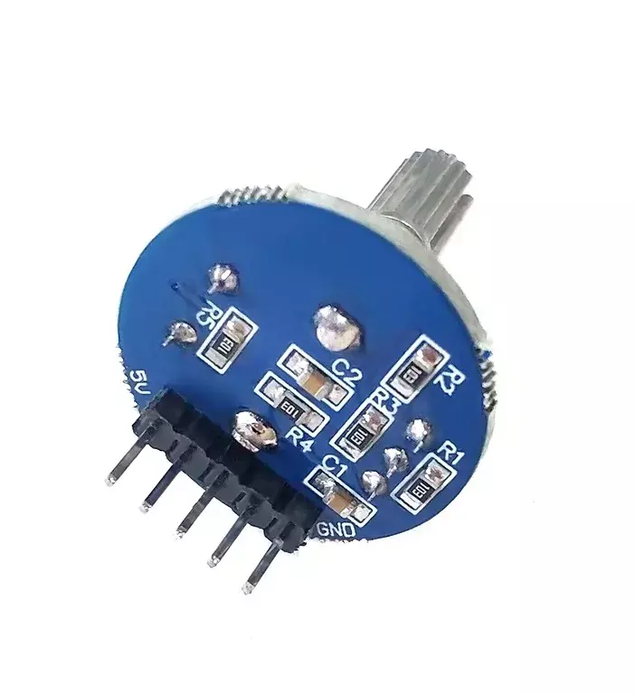 NEW Rotary Encoder Module for Arduino Brick Development Round Audio Rotating Potentiometer Knob Cap EC11