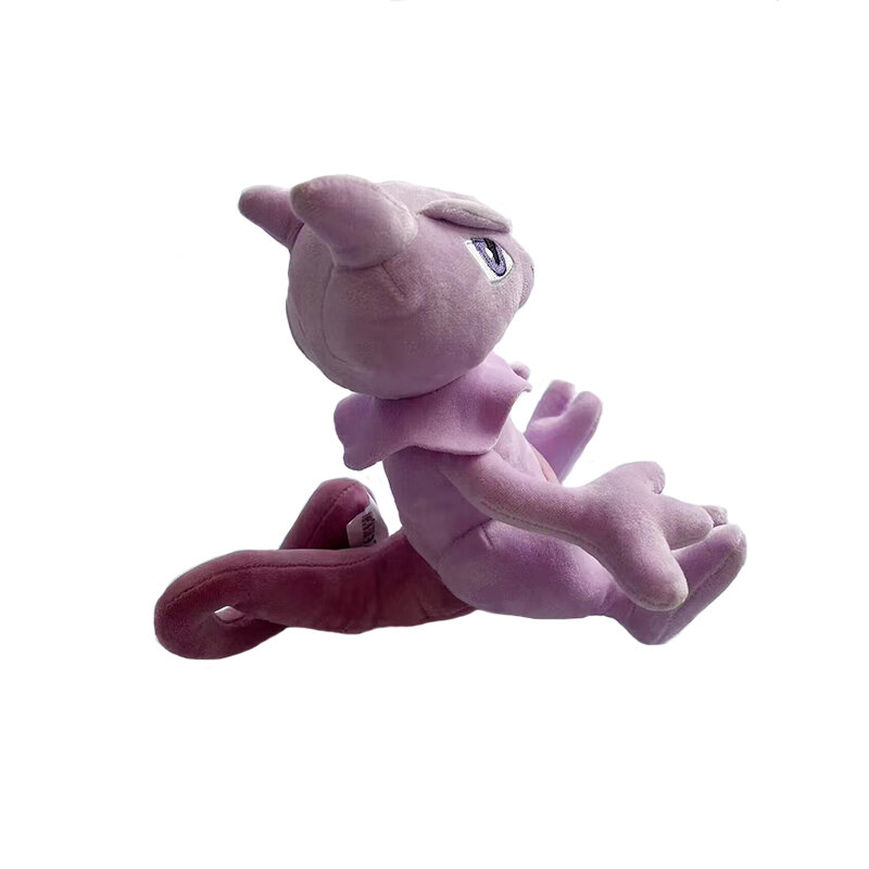 22ซม.TAKARA TOMY Mewtwo Plush ของเล่นตุ๊กตา Pokemon Mewtwo ตุ๊กตาตุ๊กตาสัตว์ตุ๊กตา Plush ของขวัญเด็กวันเกิดของขวัญ