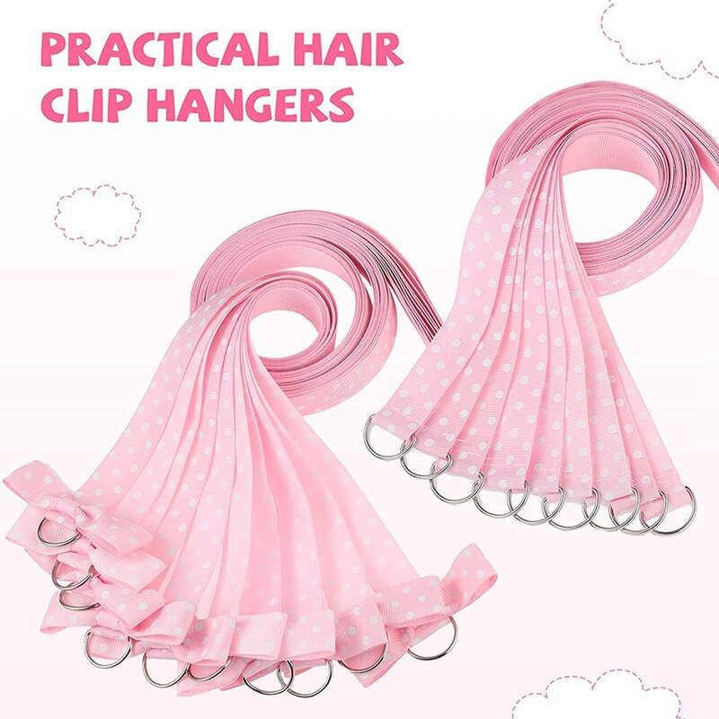 Hair Bow Clips Storage Hanger, Bow Holder, Clip Storage Organizer, Decor para Baby Girls