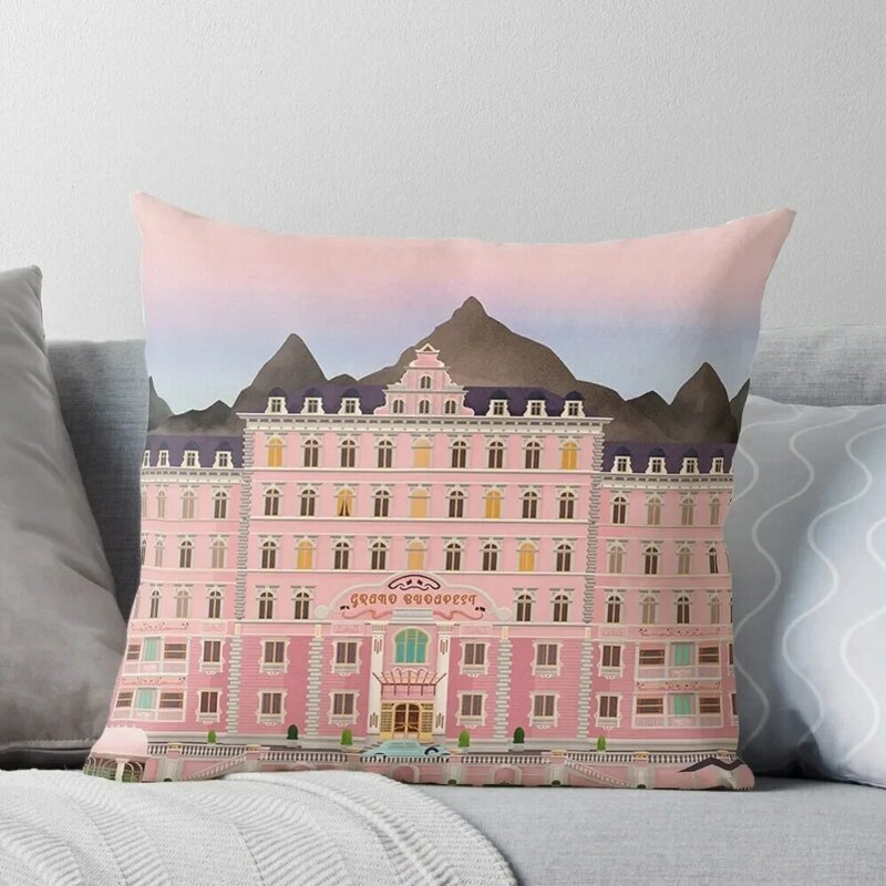 Grand Budapest Hotel Poster Wes Movie rushmore Throw Pillow autumn pillowcase christmas pillow case Pillow Case