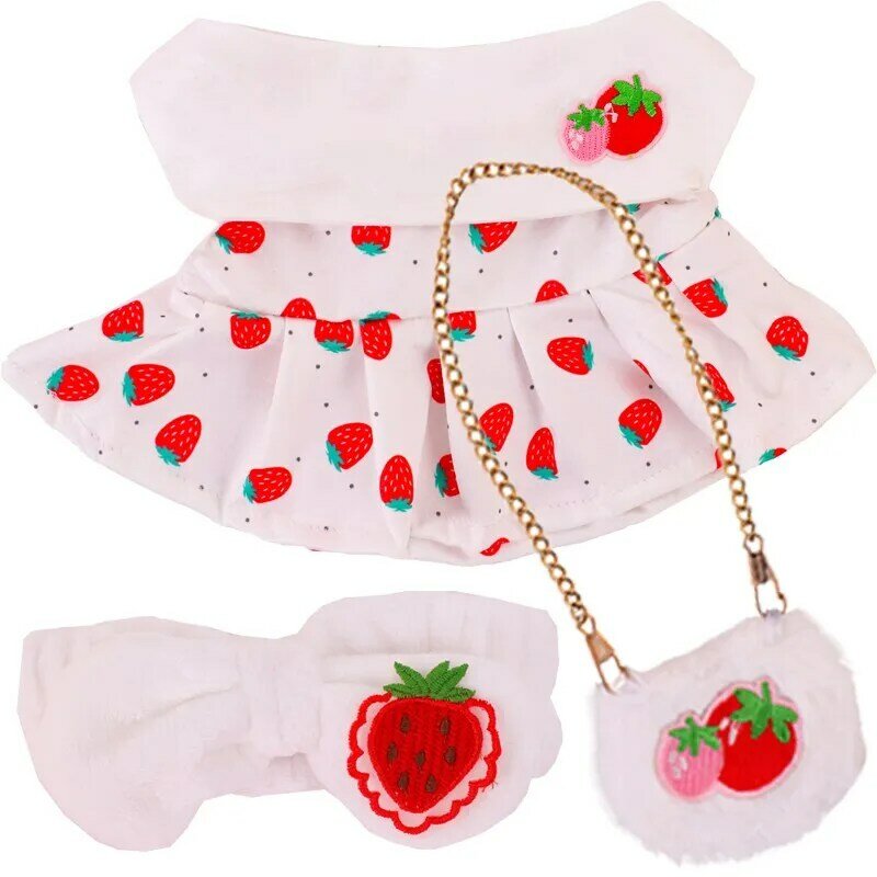 3 Pcs / Set Kawaii Lalafanfan Clothes Dress Accessories For 30 CM Plush Toys Birthday Gift
