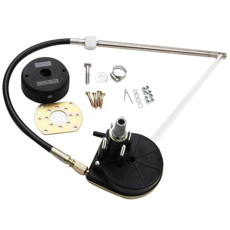 Marine Boat mechanical Steering Kits w/ 12' Steering cable Outboard System