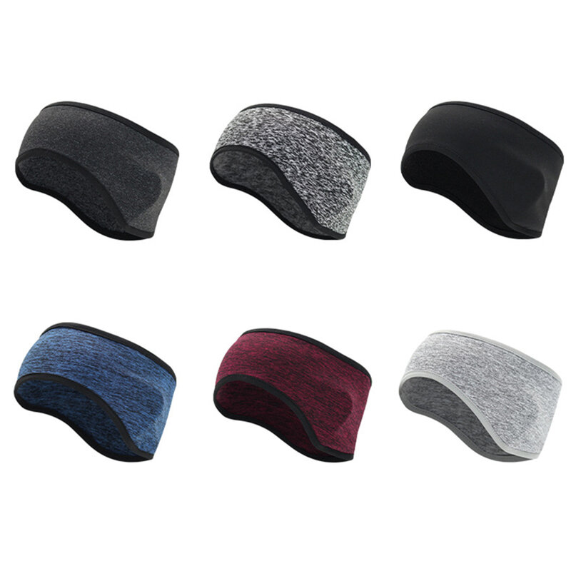 1~5PCS Winter Universal Ear Band Elastic Fleece Band Earmuff Ear Warmer Headdress Sports Headband