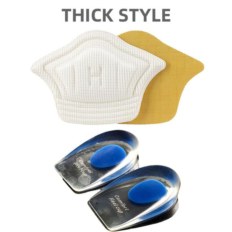 Confortável palmilha de silicone, umidade Wicking Heel Proteção Almofada, Almofada ajustável do tamanho do sapato, Anti-Heel Pain Relief Cushion