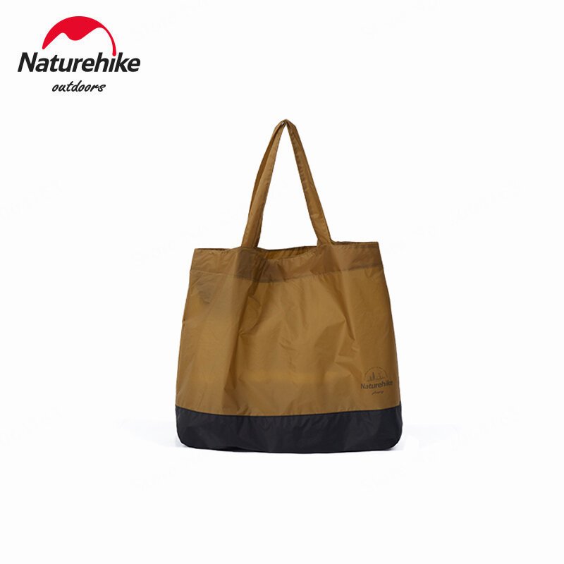 Naturehike กระเป๋าเก็บของกันน้ำแบบพับขนาด28ลิตร, กระเป๋าปกป้องสิ่งแวดล้อมสำหรับปิคนิคตั้งค่ายความจุมากแบบพกพา