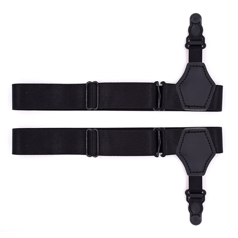 F42F Adjustable Men Sock Single Duck-Mouth Garter Suspenders Braces Clip Belt Hold Up