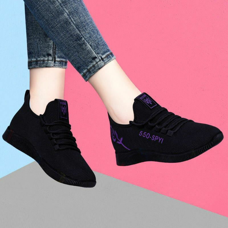 Women's ShoesAutumn New Sneakers Casual Sports Shoes Comfortable Travel Shoes Lightweight Soft Soles Running Shoes Mom Shoes
