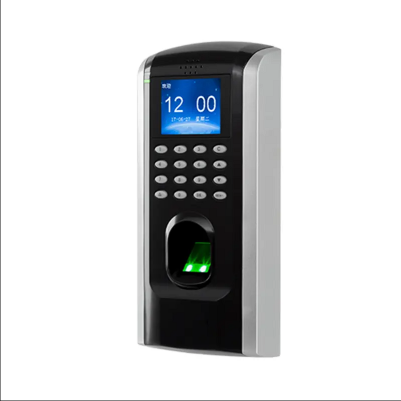 F7 mais biométrico de impressão digital tcp ip rs485 empregado tempo relógio controle acesso impressão digital teclado comparecimento do tempo