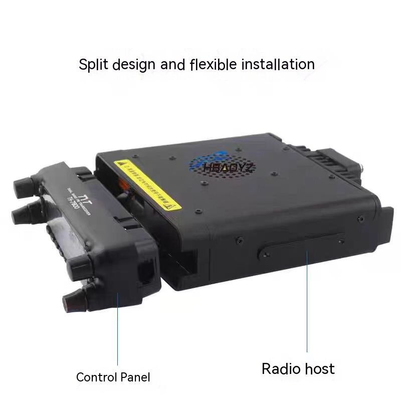 TYT-walkie-talkie de doble banda para coche, transceptor móvil de dos vías, VHF/40W, UHF, 136-174/400-480MHz, TH-7800