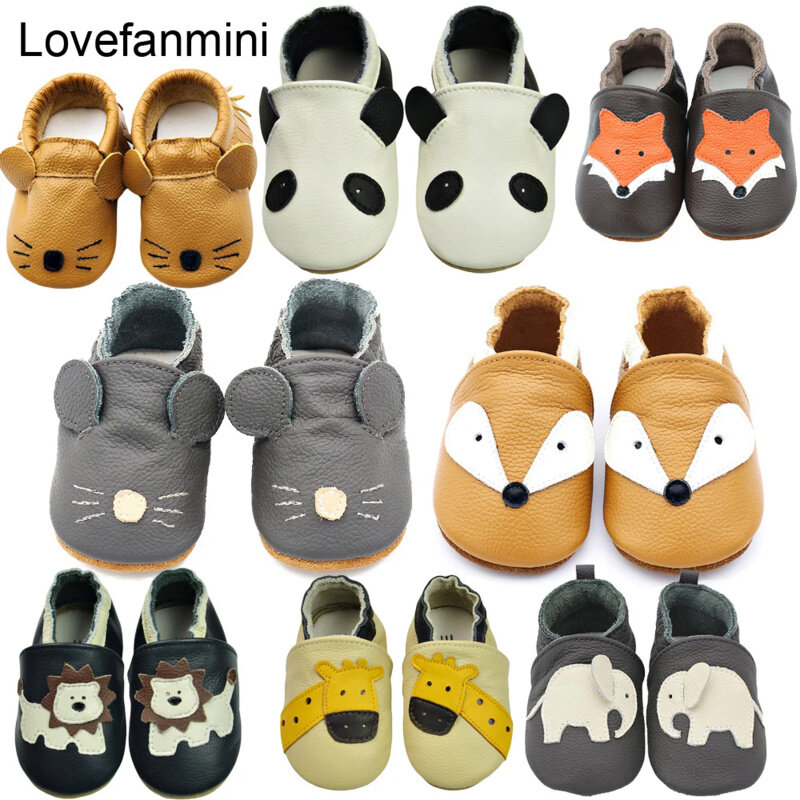 Baby Shoes genuine cow leather soft sole bebe newborn booties babies Boys Girls Infant toddler Moccasins Slippers First Walkers