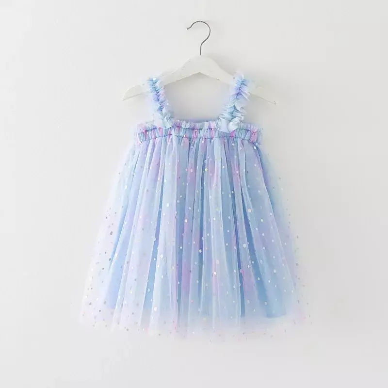New Baby Girl Dress Fashion Suspenders Embroidery Small Floral Sweet Cute Princess Dresses 1St Birthday Girl Skirt Gift