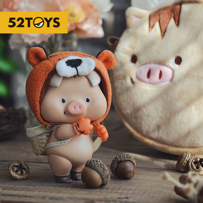 Popo Hushan Pig Kawaii Action Anime Mystery Figure Toys and Hobbies Cute Collection Dolls Animal Model Christmas Gift for Kids
