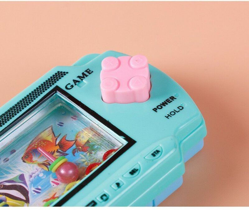 Mini Palm Loop Game Console, Ocean Water Machine, infantil nostálgico, pequenos brinquedos, Cartoon Game Console