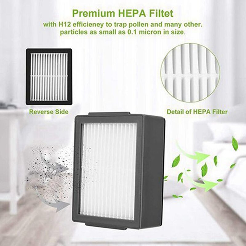 16Pcs Hepa Filters For I7 For Irobot Roomba I7+ E5 E6 Vacuum Cleaner Replacement Accessories Kit Hepa Filter