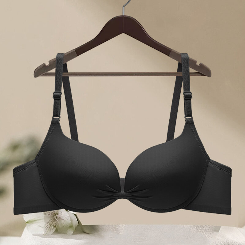 Sexy Gathe Smothing Bra Anti-Sagging Soft Steel  Comfort Bra Suitable for Holiday Birthday Gift