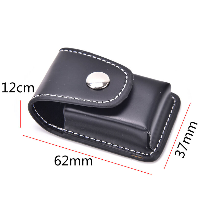 Black Windproof Cigarette Lighter Pouch Case Box Holder With Belt Loop Waist Bag Coin Purse Long Female Portable Lighter Pouch