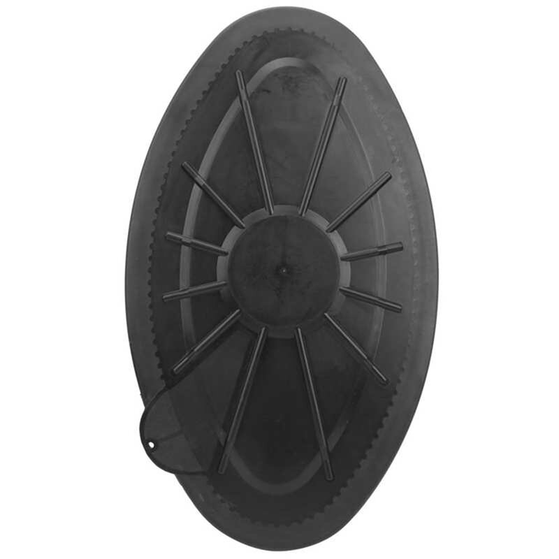 2X Deck Hatch Cover Boat Waterproof Round Hatch Cover Plastic Deck Inspection Plate For Marine Boat Kayak Canoe Marine