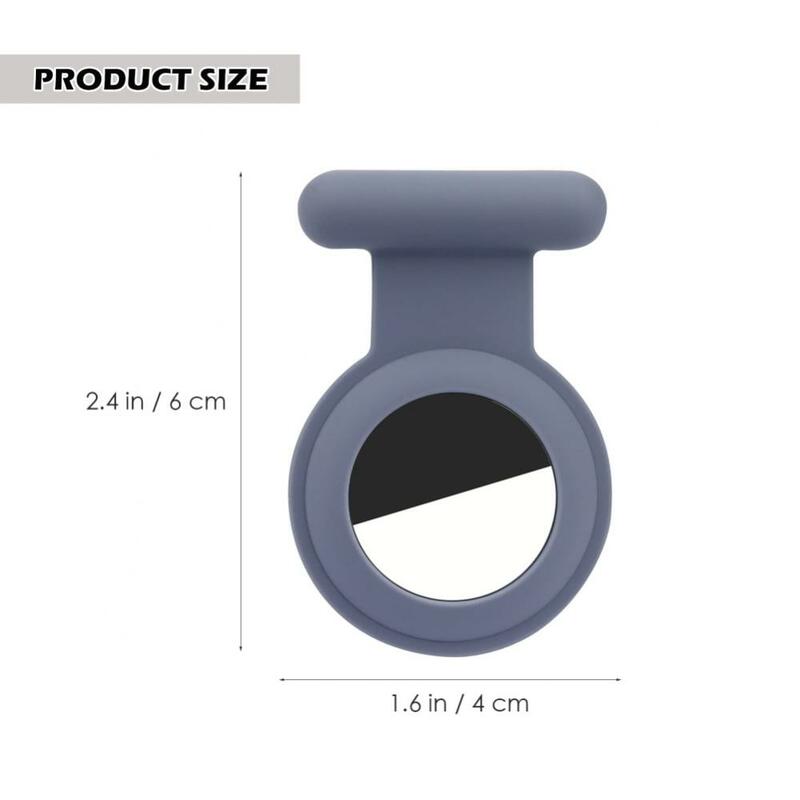 For Apple Airtags Case Silicone Pin Protective For Airtag Tracker Locator Device Anti-lost For Airtag Air Tag Case