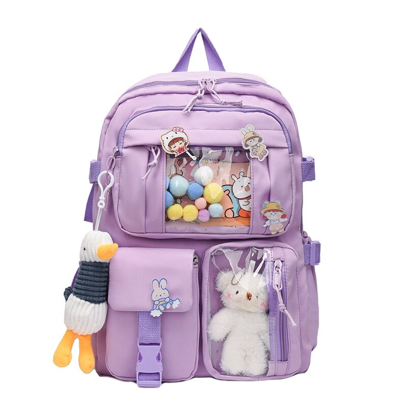 Women Travel Bag Laptop Backpack Bags High Capacity Multi Pockets Backpack Casual Book Bag