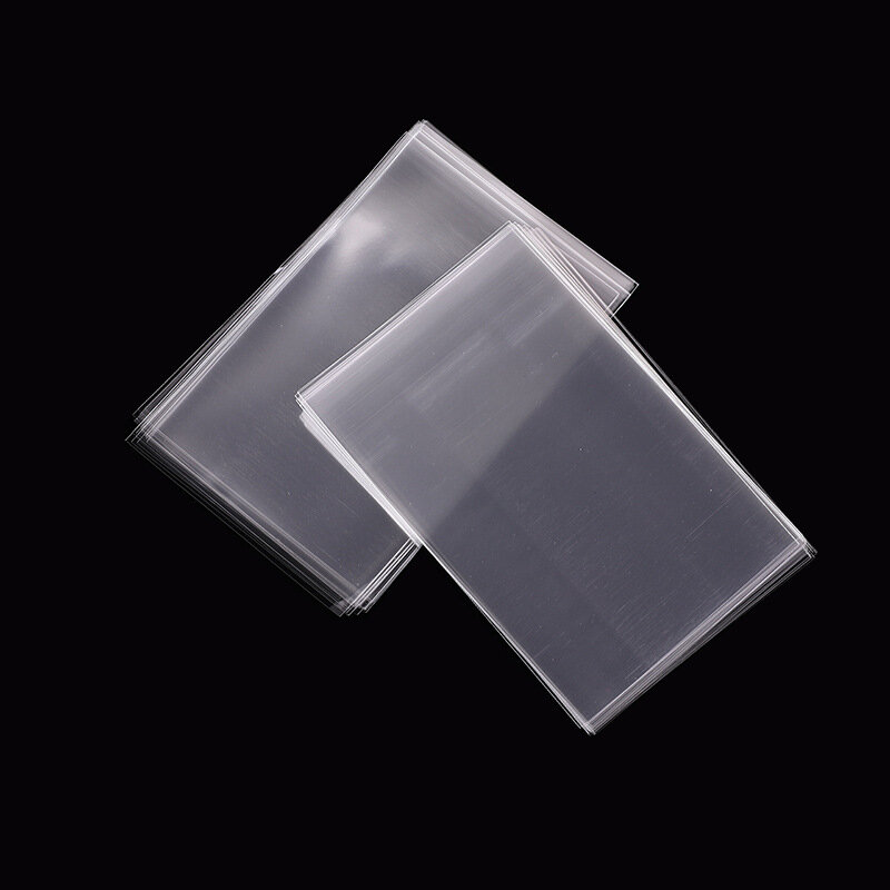 Bolsas de plástico transparente OPP para embalaje de joyería, bolsas de dulces sin adhesivo, regalos, favores de fiesta, 50/100 unidades por lote