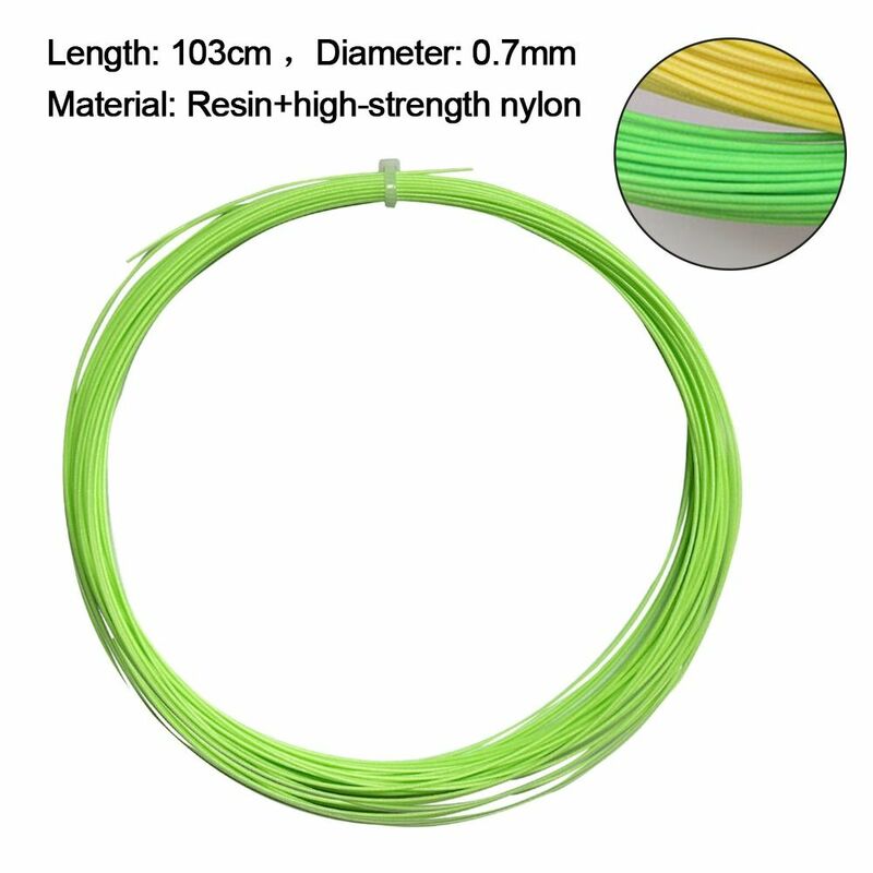 Corde de raquette de badminton en nylon absorbant les chocs durable, haute flexibilité, raquette de ligne, sport de plein air