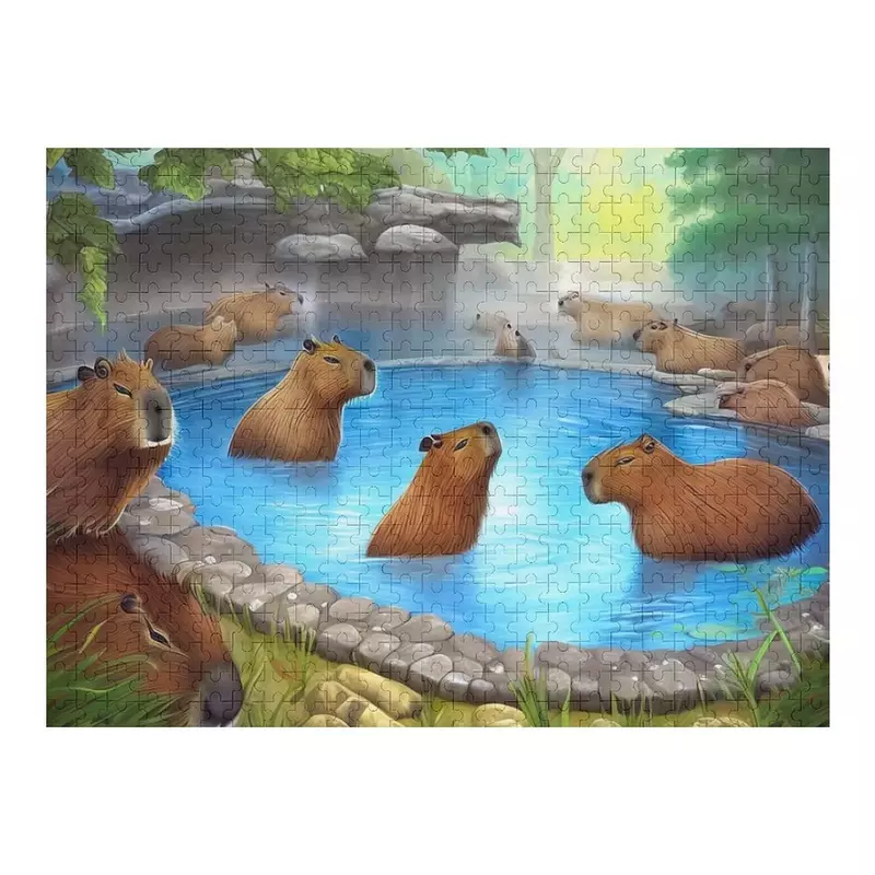 Capybara spielt Puzzle personalisieren iq Puzzle