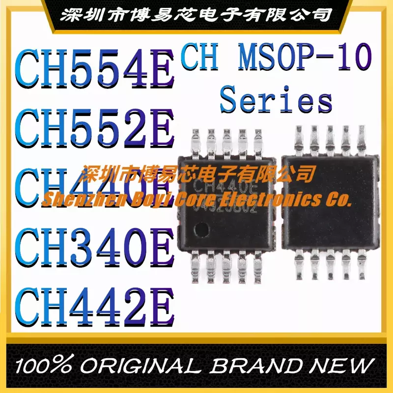Novo chip IC original e autêntico, CH554E, CH552E, CH440E, CH340E, CH442E, MSOP-10
