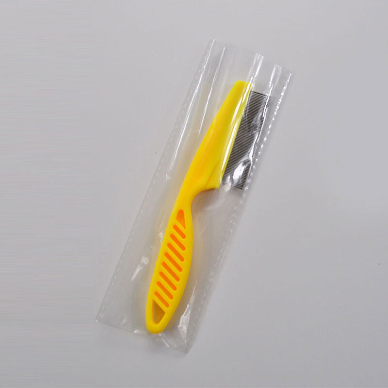 Pet Dog Flea Combs Stainless Steel Needle Close-Tooth Grate Comb Large Thick And Fine Needle Flea Louse Removal For Cats Dogs