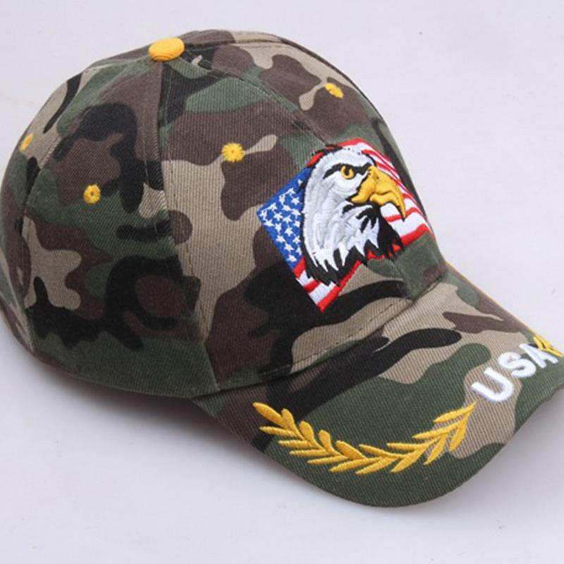 Flag Baseball Caps Comfortable Eagle And Flag Duck Tongue Trucker Hat Sun Protection Hat Outdoor Sports Caps Patriotic